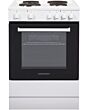 Cookology CFSP600WH/1 60Cm Single Cavity Soild Hob Electric Cooker