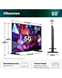 Hisense 50E7STUK PRO 50inch 4K 144Hz Hi-QLED TV