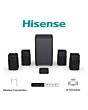Hisense HT Saturn Wireless 4.1.2ch Soundbar Black