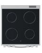 Indesit IS67V5KHW 60cm Single Oven Electric Cooker with Ceramic Hob - White