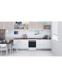 Indesit IS67V5KHW 60cm Single Oven Electric Cooker with Ceramic Hob - White
