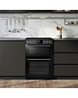Midea MFO24EME4R118-BK 60cm Double Oven Cooker Black