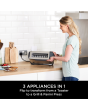 Ninja ST202UK 3-in-1 2 Slice Toaster - Grill and Panini Press - Stainless Steel