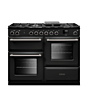Rangemaster AURO110DF 110cm Dual Fuel Cooker Black