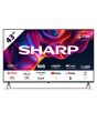 Sharp 4T-C43GM6245KS 43inch 4K UHD Quantum Dot Frameless Smart TiVo TV