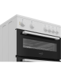 Zenith ZET605W 60cm Electric Cooker with Ceramic Hob - White