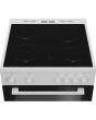 Zenith ZET605W 60cm Electric Cooker with Ceramic Hob - White
