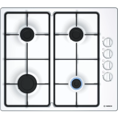 Bosch PBP6B2B60 58cm Gas Hob - White