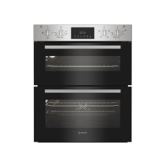 Indesit DUI 10D IX Electric Built Under Double Oven 