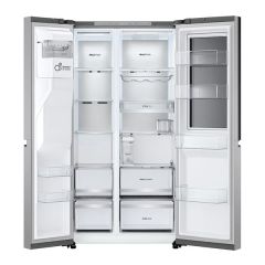 LG GSXE91BSAD Side By Side 91.3cm Non Plumbed - Fridge Freezer - Brushed Steel
