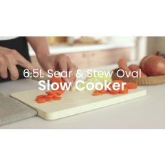 Morphy Richards 461016 Sear & Stew Slow Cooker - 6.5L Rose Gold