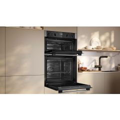 Neff U1ACE2AN3B 59.4cm Built In Electric Double Oven - Stainless Steel