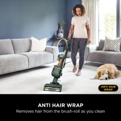Shark NZ691UKT Anti Hair Wrap Upright Vacuum Cleaner with Lift-Away - Porsche Green