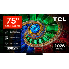 TCL 75RM7L-UK 75-inch 4K Ultra HD RGB Mini LED TV