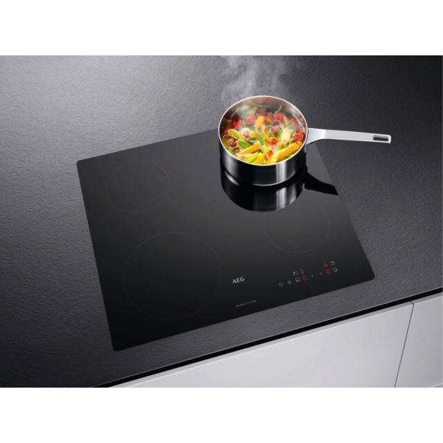 AEG IBS6420SCB 60cm Black Induction Hob Efficient