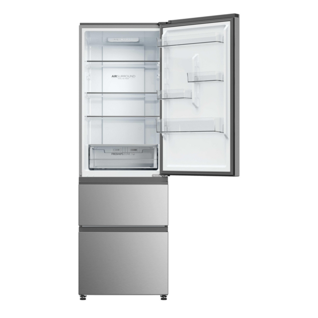 Haier HTR3618DNMG 60/40 Combi Fridge Freezer Black