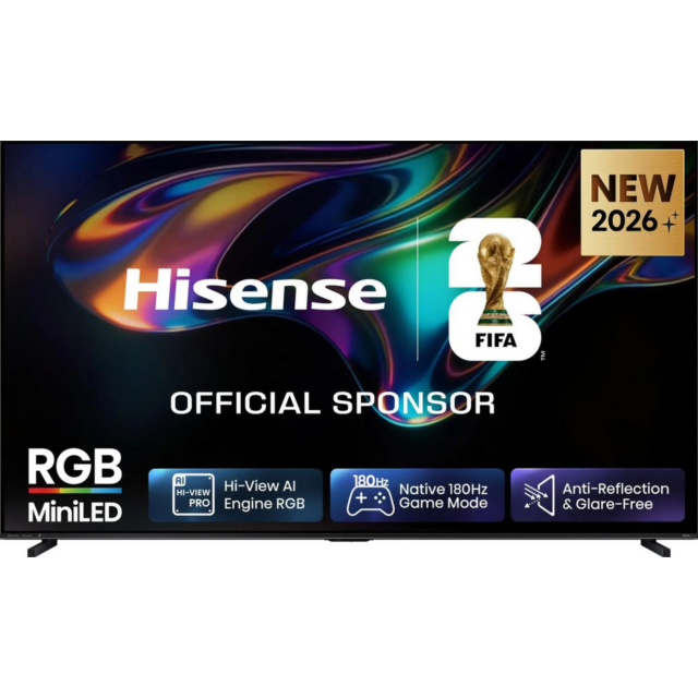 Hisense 100UR8STUK 4K Ultra HD RGB MiniLED TV Black