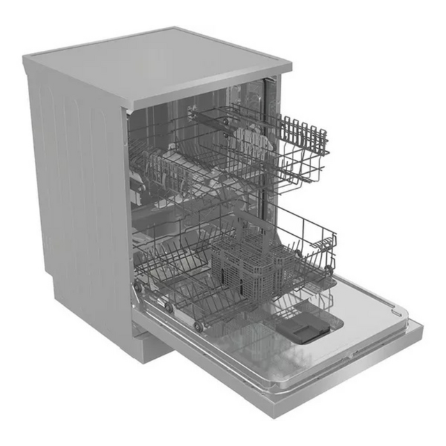 Hisense HS642D90XUK Dishwasher 14 Place Settings Steel