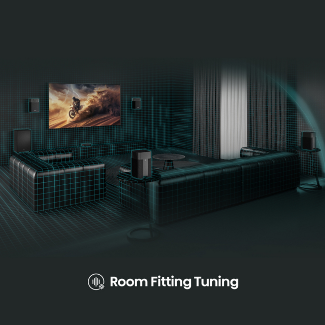 Hisense HT Saturn Wireless 4.1.2ch Soundbar Black