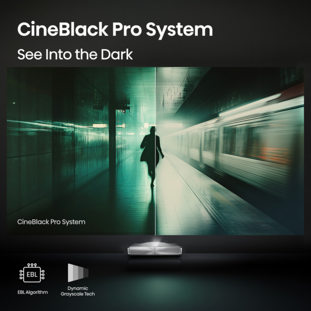 Hisense PX4TUKPRO Projector Silver Black Model