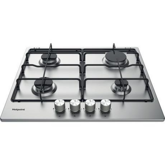 Hotpoint PPH60PFIXUK 59cm Stainless Steel Gas Hob