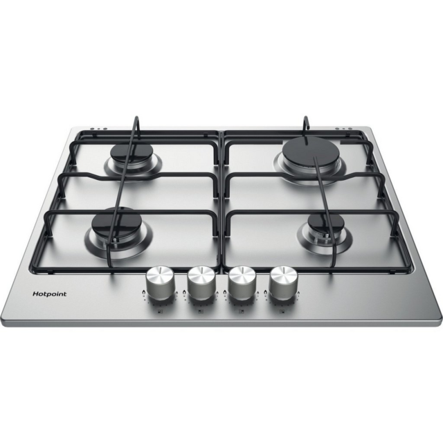 Hotpoint PPH60PFIXUK 59cm Stainless Steel Gas Hob