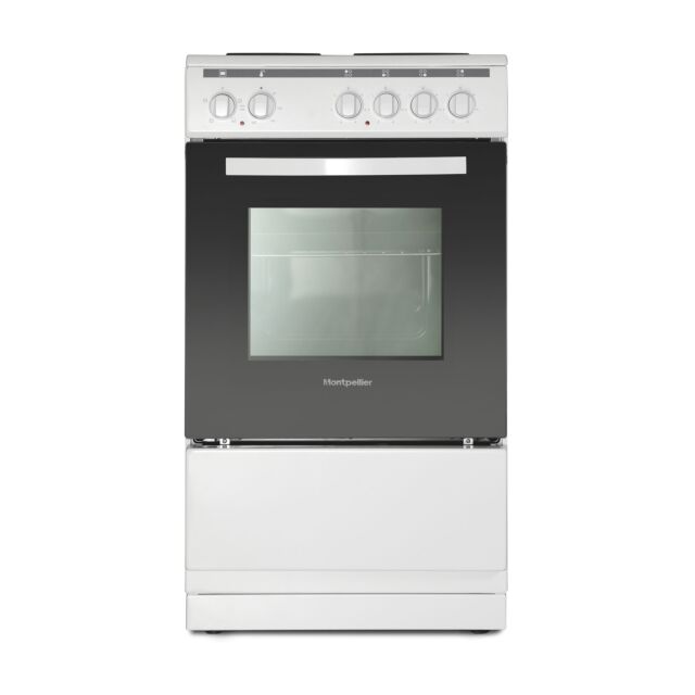 Montpellier MSE46W. 50Cm Single Electric Cooker