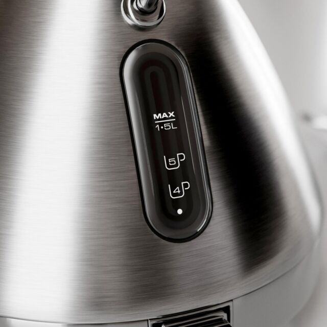 Morphy Richards 100130 1.5 Litres Venture Pyramid Rapid Boil Kettle - Brushed Stainless Steel