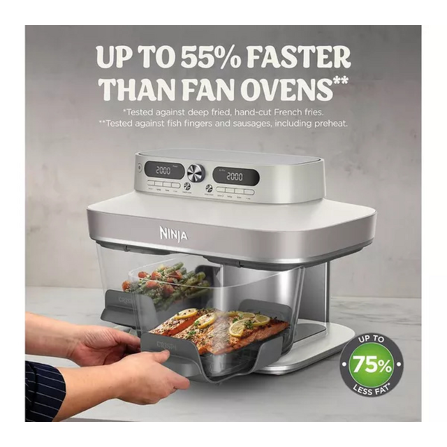 Ninja DD102UKIV2 Dual Zone Air Fryer with 8 Functions