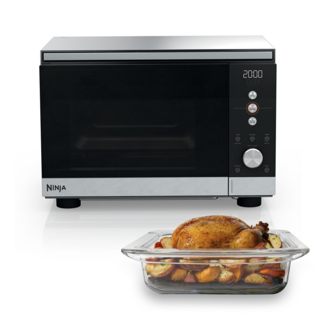 Ninja MW101UK CRISPi Air Fryer Microwave Silver