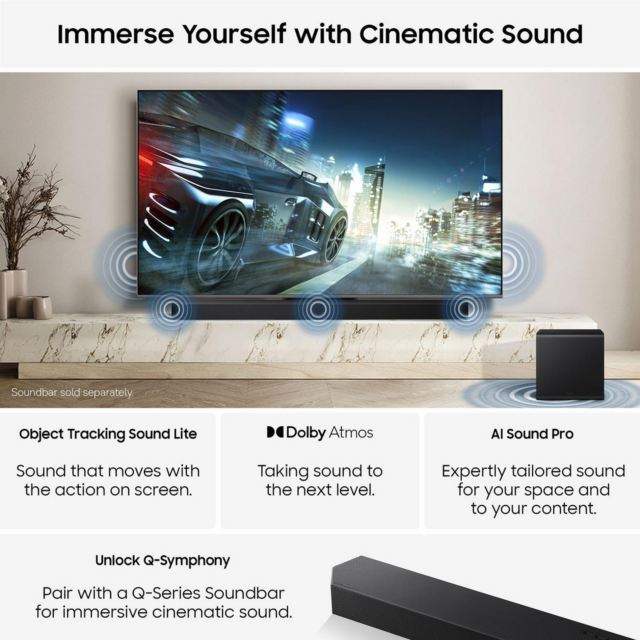 Samsung QE100QN80HUXXU 100inch Neo QLED Smart TV