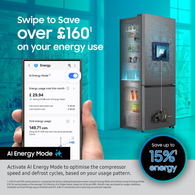 Samsung RB34C600ESA/EU Frost Free Fridge Freezer