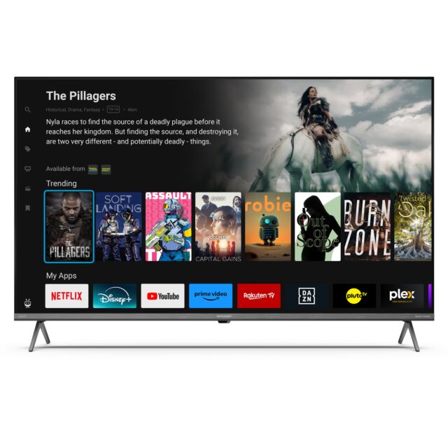 Sharp 4T-C43GM6245KS 43inch 4K UHD Quantum Dot Frameless Smart TiVo TV