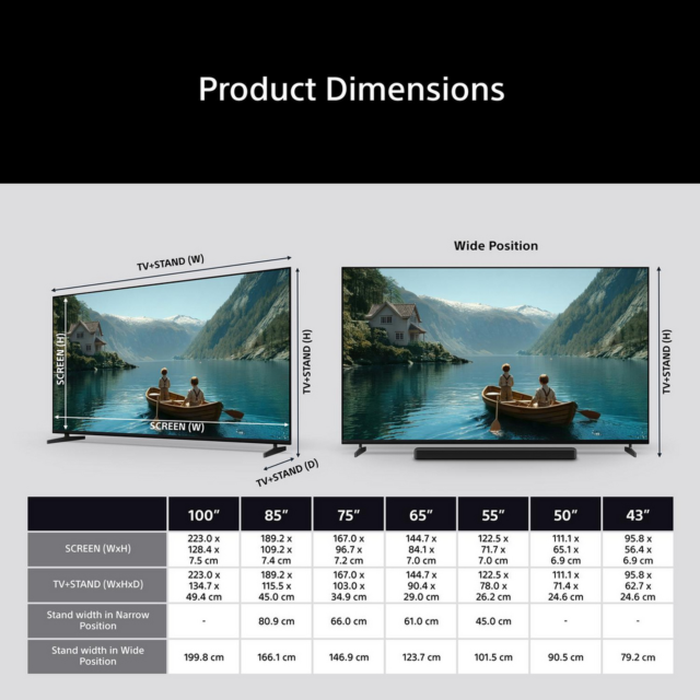 Sony K55XR38M2PB.UKA 55inch 4K LED Smart TV