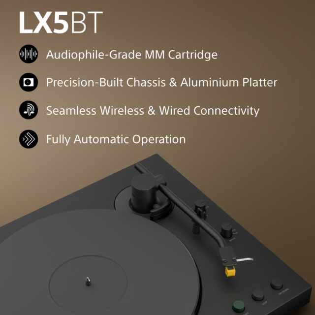 Sony PSLX5BT.CEK Bluetooth Turntable with Auto Playback