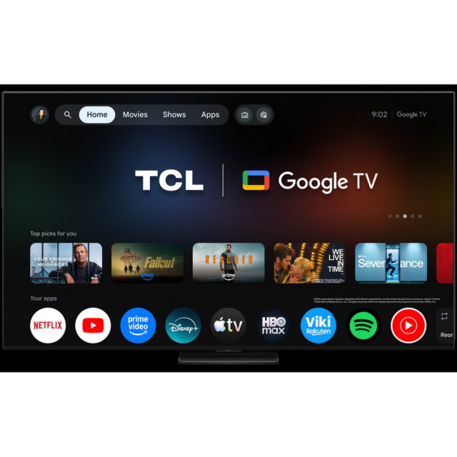 TCL 85A400U-UK 85inch QD-MINI LED TV with Google TV