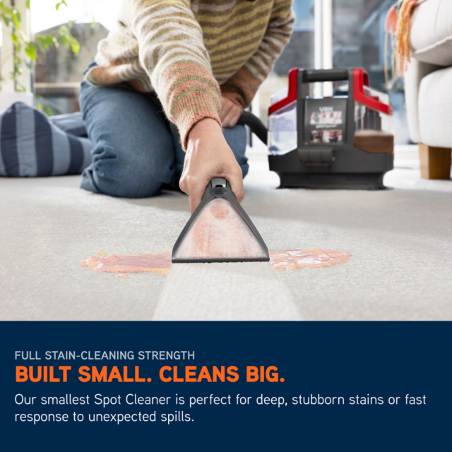 VAX CDSW-MCXS SpotWash Mini Grey Red Compact Cleaner