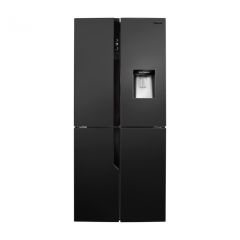 Hisense RQ560N4WB1 American Style Fridge Freezer - Stainless Steel Effect - A+ Rated