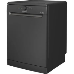 Indesit DFE1B19BUK Freestanding Full-Size Dishwasher - Black