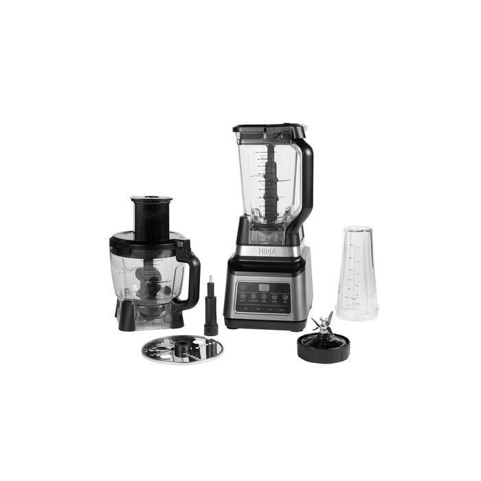 Ninja BN800UK 3 in 1 Blender and Food Processor with Auto IQ Black Silver